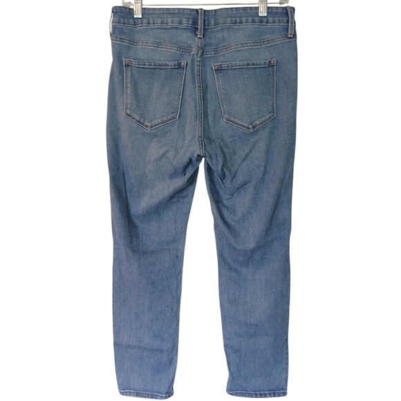 Old Navy Light Medium Wash Power Straight Jeans Size 10 Short - Picture 2 of 7
